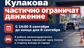 На проспекте Кулакова частично ограничат движение