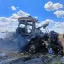 В Арзгирском и Левокумском округах пожарные потушили загоревшиеся трактор и автомобиль 6
