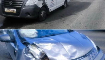 В Ставрополе произошло ДТП с участием скорой помощи и легкового автомобиля