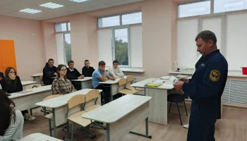 Пожарные ПАСС СК провели урок безопасности для школьников села Спицевка