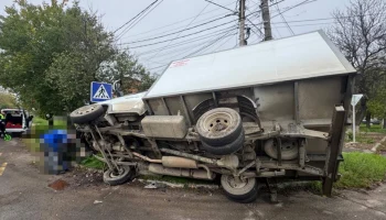 В Георгиевске столкнулись "Газель" и Lada Largus
