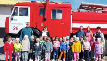 Пожарные ПАСС СК провели экскурсию для дошкольников Петровского округа