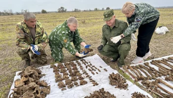В Ставропольском крае найдены останки бойцов Красной Армии